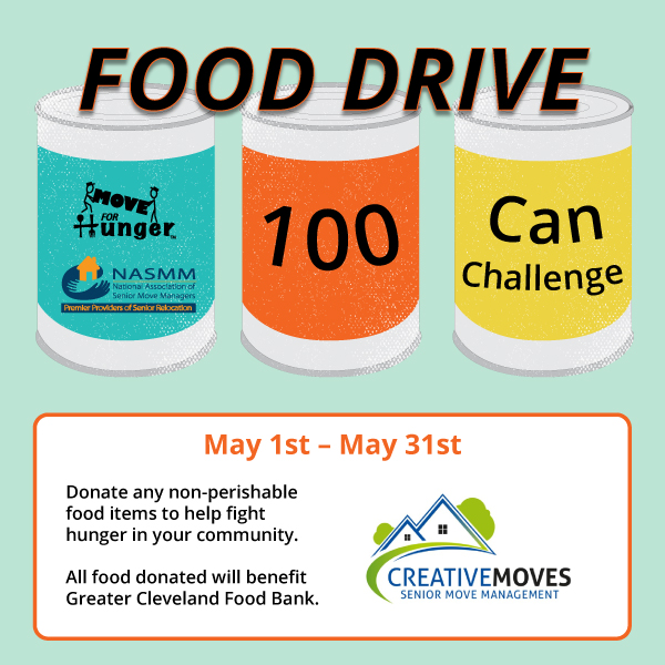 Downsizing – Help Fight Hunger – Creative Moves LLC
